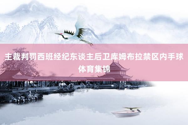 主裁判罚西班经纪东谈主后卫库姆布拉禁区内手球体育集锦