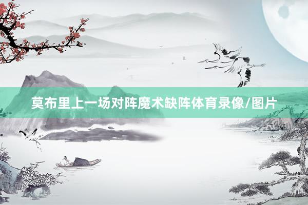 莫布里上一场对阵魔术缺阵体育录像/图片