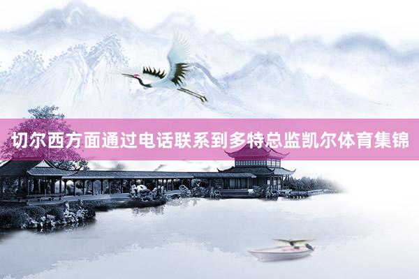 切尔西方面通过电话联系到多特总监凯尔体育集锦