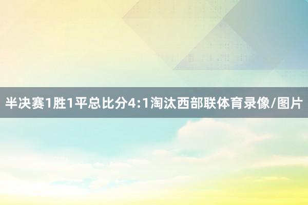 半决赛1胜1平总比分4:1淘汰西部联体育录像/图片