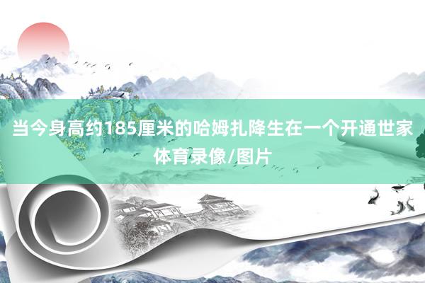 当今身高约185厘米的哈姆扎降生在一个开通世家体育录像/图片