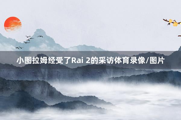小图拉姆经受了Rai 2的采访体育录像/图片